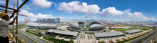 建設中的城東片區(qū)